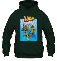 Marvel X Men Animated Series Poster Retro 90s Hooded Sweatshirt Hooded Sweatshirt - FordPhuMy