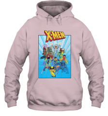 Marvel X Men Animated Series Poster Retro 90s Hooded Sweatshirt Hooded Sweatshirt - FordPhuMy