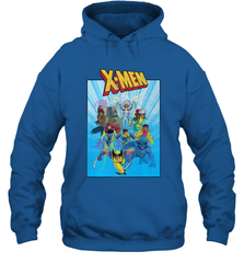 Marvel X Men Animated Series Poster Retro 90s Hooded Sweatshirt Hooded Sweatshirt - FordPhuMy