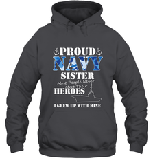 US Military Proud Navy Sister Men or Women Hooded Sweatshirt Hooded Sweatshirt - FordPhuMy