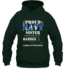 US Military Proud Navy Sister Men or Women Hooded Sweatshirt Hooded Sweatshirt - FordPhuMy