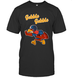 Turkey Football Shirt Funny Thanksgiving Turkey Gobble Gift Men's T-Shirt