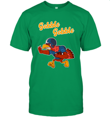 Turkey Football Shirt Funny Thanksgiving Turkey Gobble Gift Men's T-Shirt Men's T-Shirt - FordPhuMy