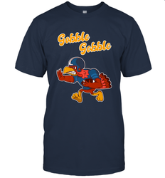 Turkey Football Shirt Funny Thanksgiving Turkey Gobble Gift Men's T-Shirt