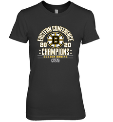 NHL Boston Bruins Fanatics 2020 Eastern Conference Champions Defensive Zone Women's Premium T-Shirt