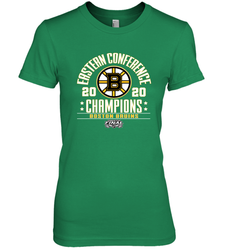 NHL Boston Bruins Fanatics 2020 Eastern Conference Champions Defensive Zone Women's Premium T-Shirt