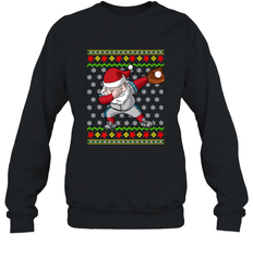 Christmas Dabbing Santa Baseball Gift Crewneck Sweatshirt