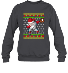 Christmas Dabbing Santa Baseball Gift Crewneck Sweatshirt Crewneck Sweatshirt - FordPhuMy