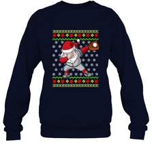Christmas Dabbing Santa Baseball Gift Crewneck Sweatshirt Crewneck Sweatshirt - FordPhuMy