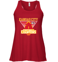 Kansas City Old School Football _ The City Of Champions LIV Women's Racerback Tank