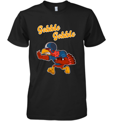 Turkey Football Shirt Funny Thanksgiving Turkey Gobble Gift Men's Premium T-Shirt