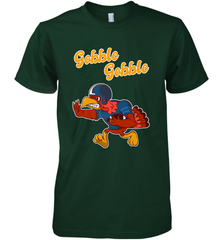 Turkey Football Shirt Funny Thanksgiving Turkey Gobble Gift Men's Premium T-Shirt Men's Premium T-Shirt - FordPhuMy