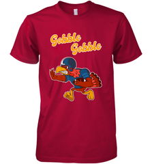 Turkey Football Shirt Funny Thanksgiving Turkey Gobble Gift Men's Premium T-Shirt Men's Premium T-Shirt - FordPhuMy