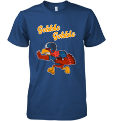 Turkey Football Shirt Funny Thanksgiving Turkey Gobble Gift Men's Premium T-Shirt Men's Premium T-Shirt - FordPhuMy