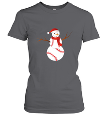 Snowman Baseball Christmas Women's T-Shirt Women's T-Shirt - FordPhuMy