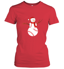 Snowman Baseball Christmas Women's T-Shirt Women's T-Shirt - FordPhuMy