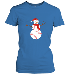 Snowman Baseball Christmas Women's T-Shirt Women's T-Shirt - FordPhuMy