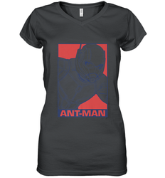 Marvel Avengers Endgame Ant Man Pop Art Women's V-Neck T-Shirt