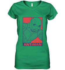 Marvel Avengers Endgame Ant Man Pop Art Women's V-Neck T-Shirt Women's V-Neck T-Shirt - FordPhuMy