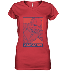 Marvel Avengers Endgame Ant Man Pop Art Women's V-Neck T-Shirt Women's V-Neck T-Shirt - FordPhuMy