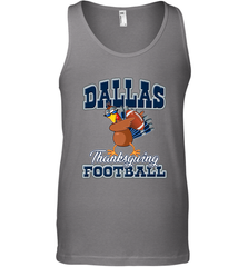 Dallas Thanksgiving Day Funny Turkey Playing Texas Football Premium T Shirt Men's Tank Top Men's Tank Top - FordPhuMy