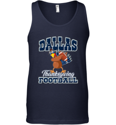 Dallas Thanksgiving Day Funny Turkey Playing Texas Football Premium T Shirt Men's Tank Top