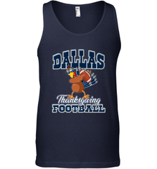 Dallas Thanksgiving Day Funny Turkey Playing Texas Football Premium T Shirt Men's Tank Top Men's Tank Top - FordPhuMy