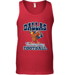 Dallas Thanksgiving Day Funny Turkey Playing Texas Football Premium T Shirt Men's Tank Top Men's Tank Top - FordPhuMy