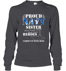 US Military Proud Navy Sister Men or Women Long Sleeve T-Shirt Long Sleeve T-Shirt - FordPhuMy
