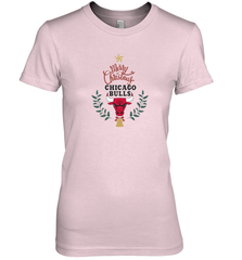 NBA Chicago Bulls Logo merry Christmas gilf Women's Premium T-Shirt Women's Premium T-Shirt - FordPhuMy