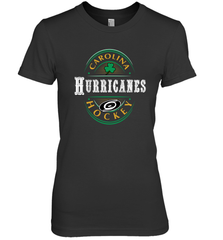 Carolina Hurricanes Fanatics St. Patrick's Day Forever Lucky Women's Premium T-Shirt Women's Premium T-Shirt - FordPhuMy