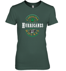 Carolina Hurricanes Fanatics St. Patrick's Day Forever Lucky Women's Premium T-Shirt Women's Premium T-Shirt - FordPhuMy