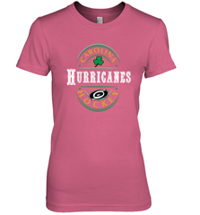 Carolina Hurricanes Fanatics St. Patrick's Day Forever Lucky Women's Premium T-Shirt Women's Premium T-Shirt - FordPhuMy