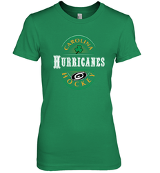 Carolina Hurricanes Fanatics St. Patrick's Day Forever Lucky Women's Premium T-Shirt