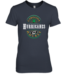 Carolina Hurricanes Fanatics St. Patrick's Day Forever Lucky Women's Premium T-Shirt Women's Premium T-Shirt - FordPhuMy