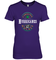 Carolina Hurricanes Fanatics St. Patrick's Day Forever Lucky Women's Premium T-Shirt Women's Premium T-Shirt - FordPhuMy