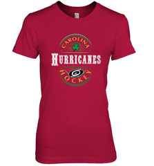 Carolina Hurricanes Fanatics St. Patrick's Day Forever Lucky Women's Premium T-Shirt Women's Premium T-Shirt - FordPhuMy