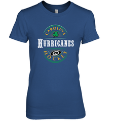 Carolina Hurricanes Fanatics St. Patrick's Day Forever Lucky Women's Premium T-Shirt Women's Premium T-Shirt - FordPhuMy