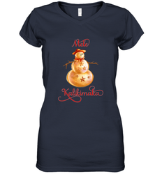 Mele Kalikimaka Hawaiian Christmas Women's V-Neck T-Shirt