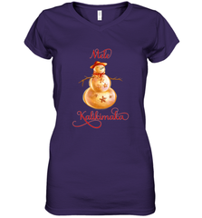 Mele Kalikimaka Hawaiian Christmas Women's V-Neck T-Shirt Women's V-Neck T-Shirt - FordPhuMy