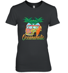 Retro Surfer Love Surfing Beach Party Tropical Vacay Women's Premium T-Shirt