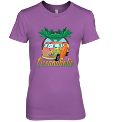 Retro Surfer Love Surfing Beach Party Tropical Vacay Women's Premium T-Shirt Women's Premium T-Shirt - FordPhuMy