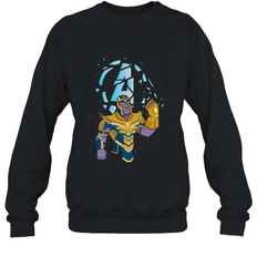 Marvel Avengers Endgame Cartoon Thanos Gauntlet Crewneck Sweatshirt