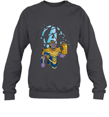 Marvel Avengers Endgame Cartoon Thanos Gauntlet Crewneck Sweatshirt Crewneck Sweatshirt - FordPhuMy