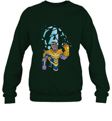 Marvel Avengers Endgame Cartoon Thanos Gauntlet Crewneck Sweatshirt Crewneck Sweatshirt - FordPhuMy