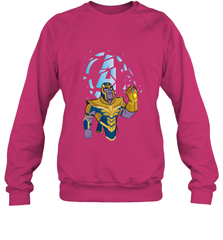 Marvel Avengers Endgame Cartoon Thanos Gauntlet Crewneck Sweatshirt Crewneck Sweatshirt - FordPhuMy