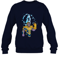 Marvel Avengers Endgame Cartoon Thanos Gauntlet Crewneck Sweatshirt
