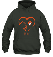 Oklahoma State Cowboys Football Inside Heart  Team Hooded Sweatshirt Hooded Sweatshirt - FordPhuMy