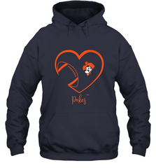 Oklahoma State Cowboys Football Inside Heart  Team Hooded Sweatshirt Hooded Sweatshirt - FordPhuMy