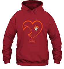 Oklahoma State Cowboys Football Inside Heart  Team Hooded Sweatshirt Hooded Sweatshirt - FordPhuMy
